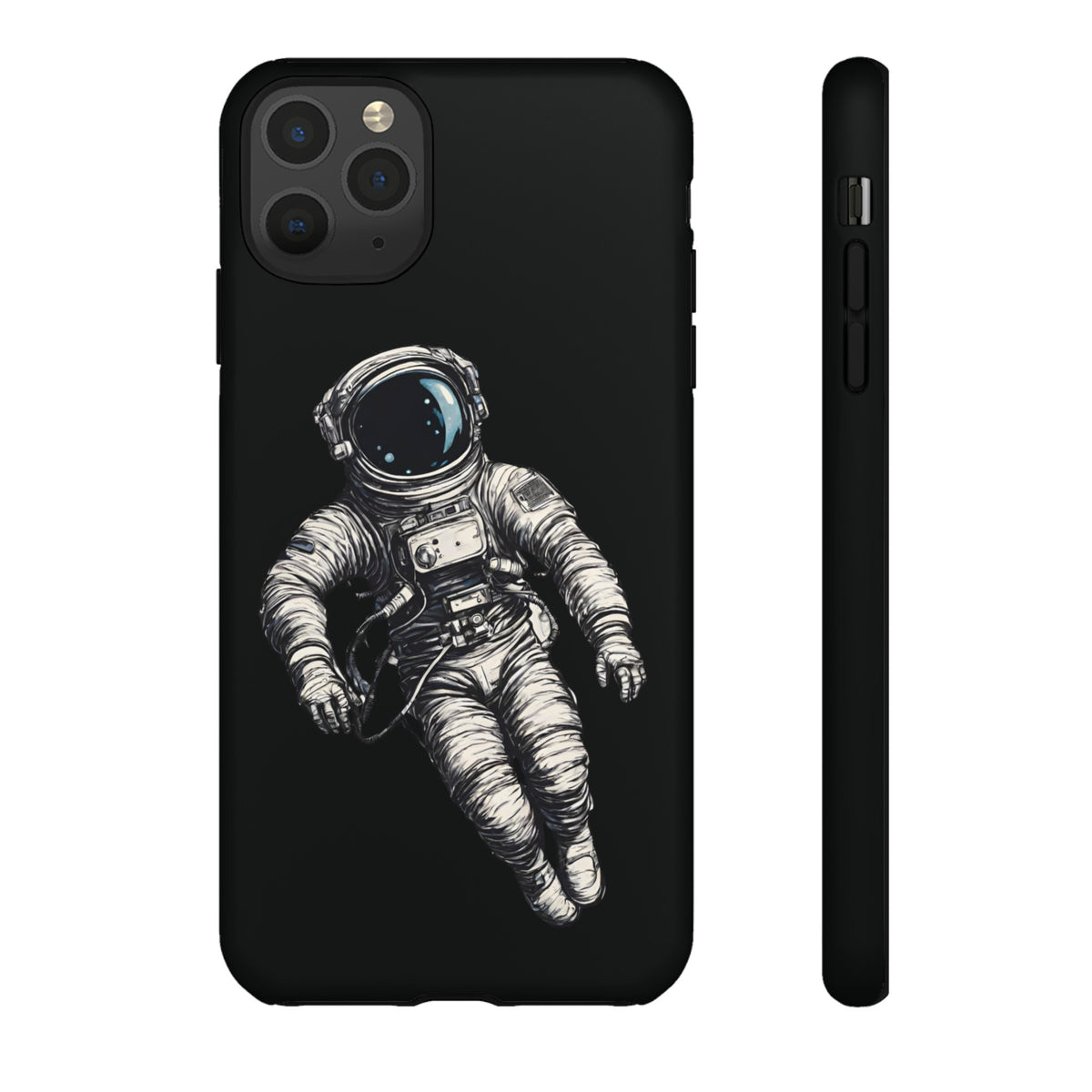 Floating Astronaut SpaceArt Sci-Fi Tough iPhone Mobile Cases