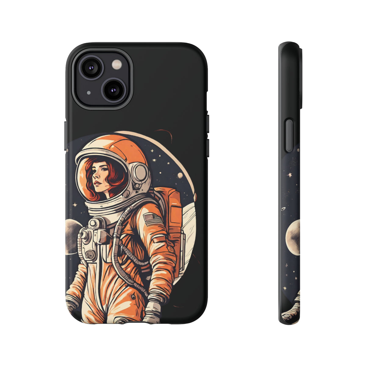 Spacegirl Astronaut Tough iPhone Mobile Cases WeLoveSciFi