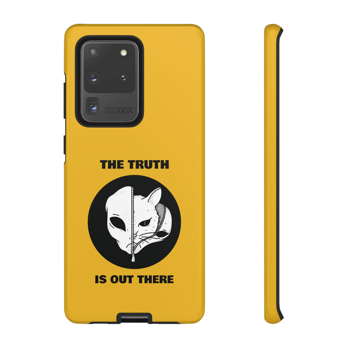 The Truth Is Outthere Funny Cat UFO Tough Samsung Galaxy Mobile Cases-welovescifi.net