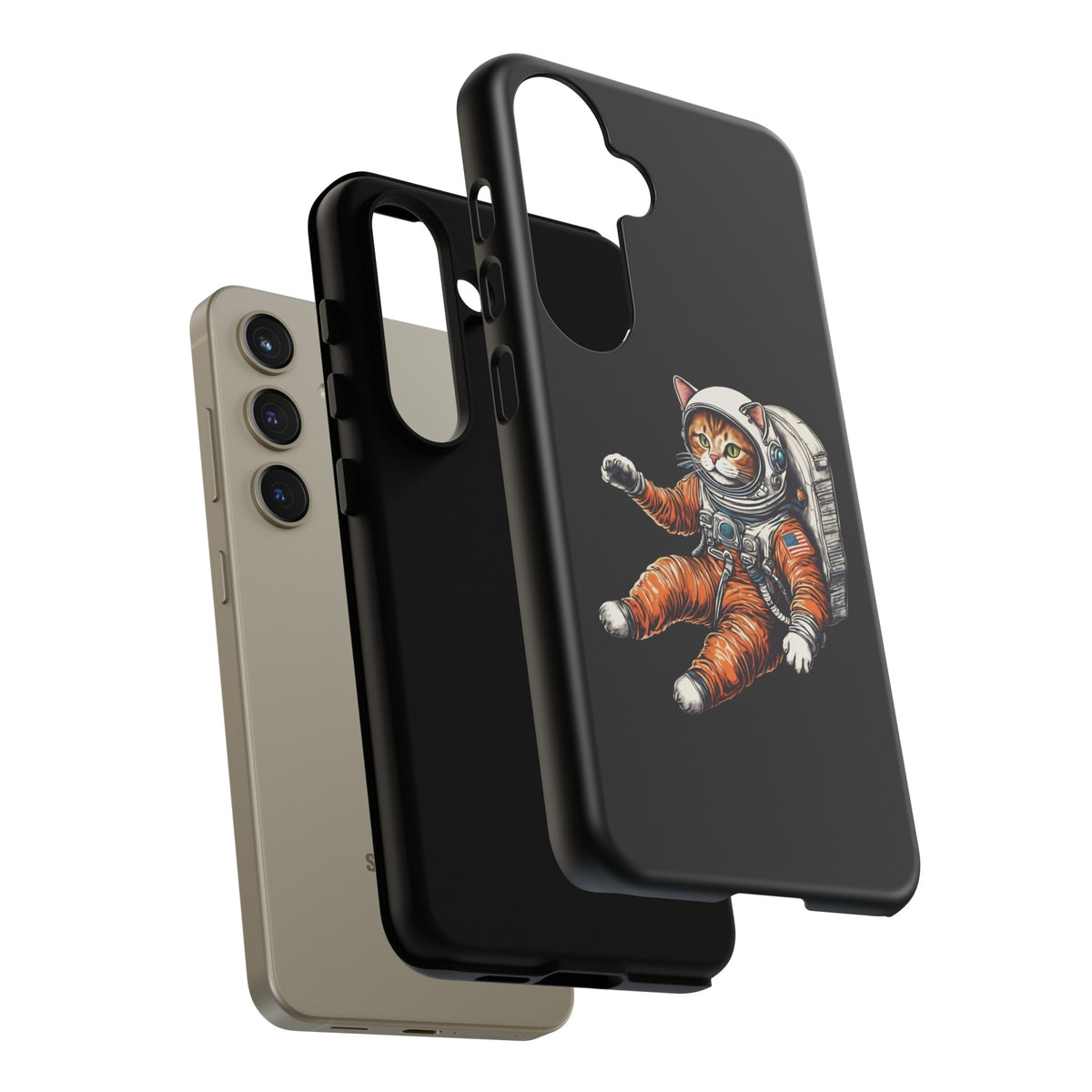 Redhead Spacecat Samsung Galaxy Cases | Mobile Covers