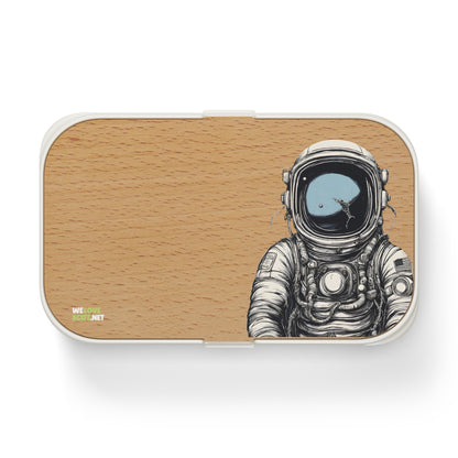 Lonely Astronaut Lunch Box Unique Space Art Bento Lunch Box