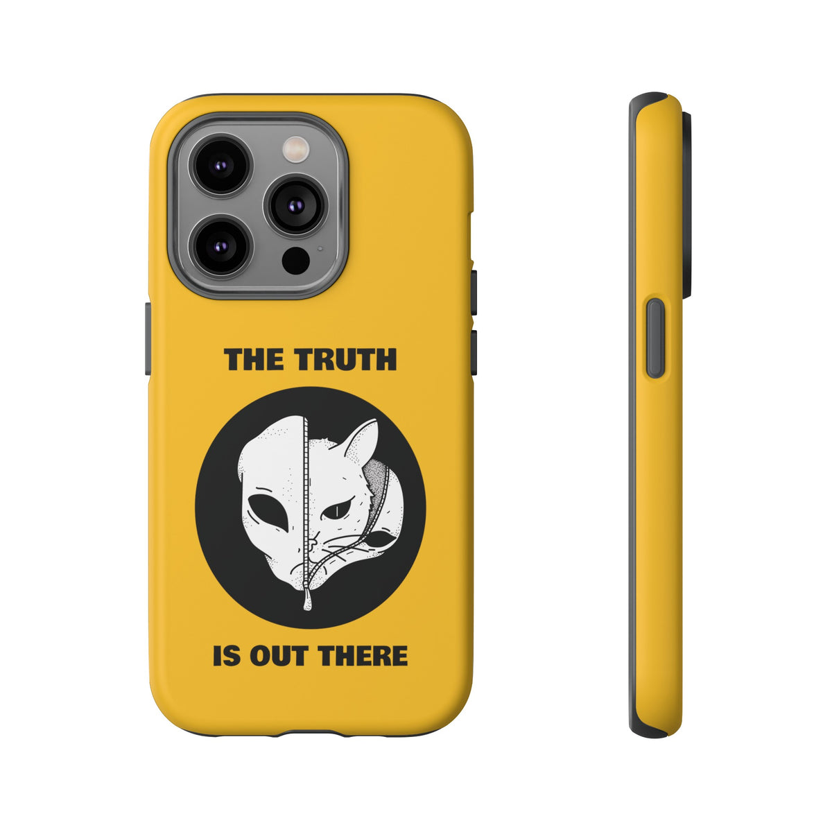 The Truth Is Outthere Funny Cat UFO Tough iPhone Mobile Cases-welovescifi.net