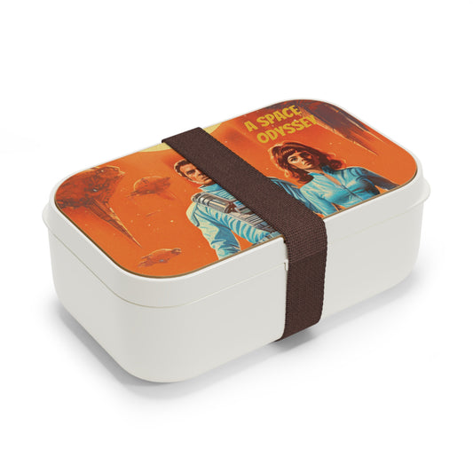 A Space Odyssey Retro UFO Poster Bento Lunch Box-